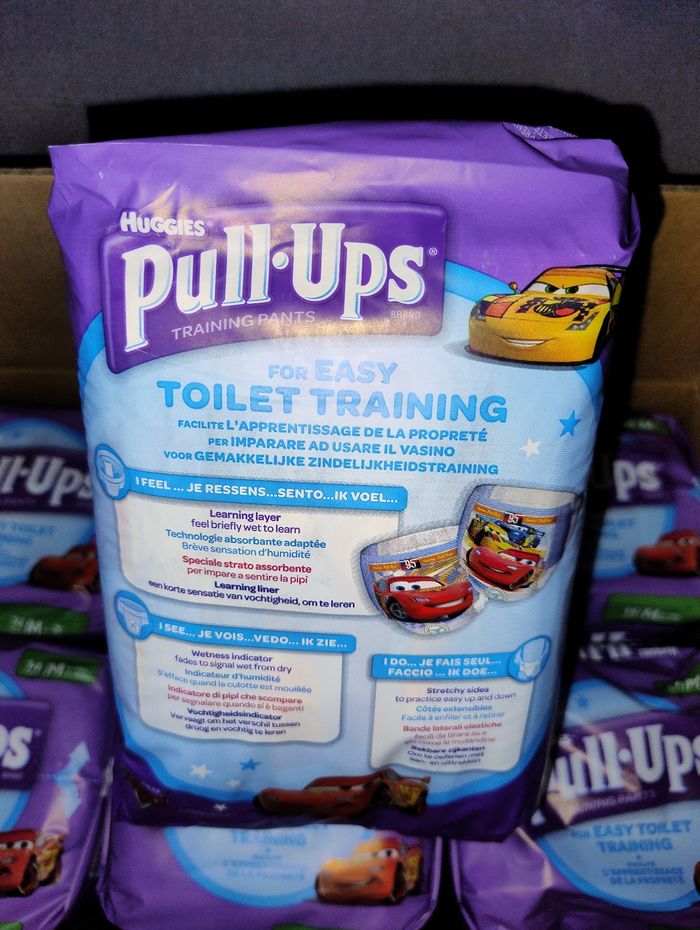 Couches culottes d'apprentissage huggies pull ups taille M - photo numéro 3