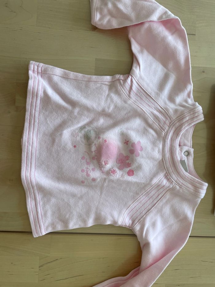 Lot de 12 tee shirts ML 12 mois fille - photo numéro 11