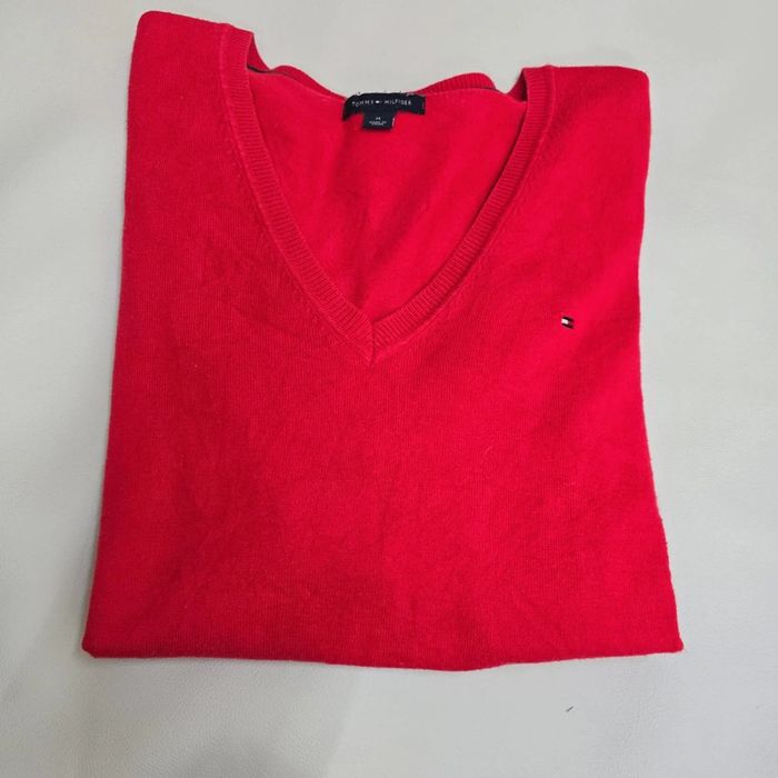 Pull Col v léger tommy hilfiger