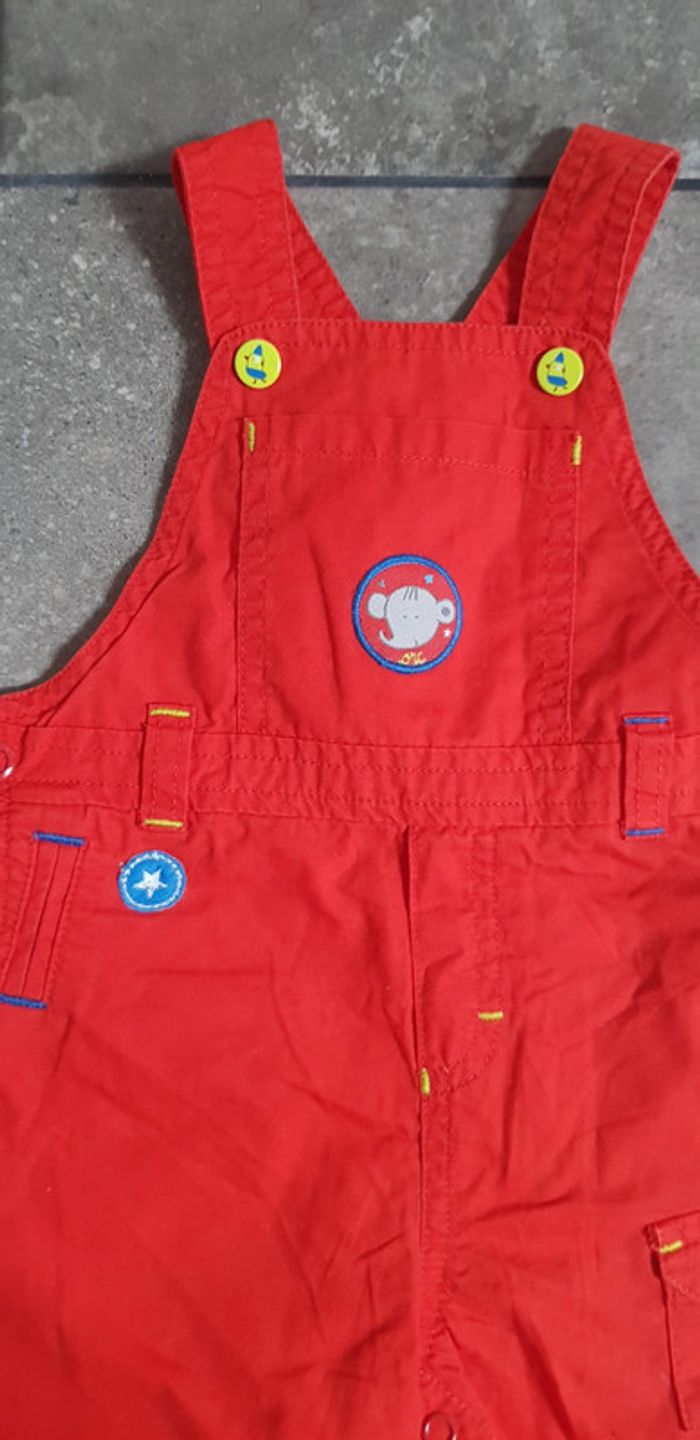 Salopette courte orchestra taille 6 mois - photo numéro 2