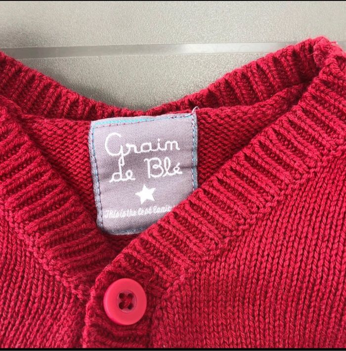 Gilet Grain de blé 12 mois - photo numéro 3