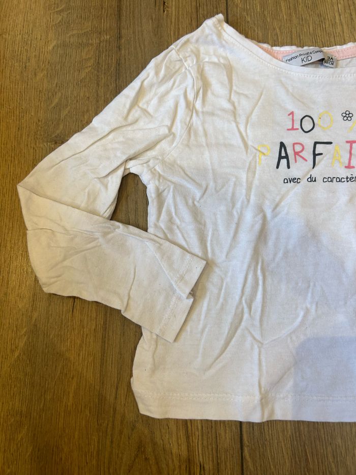 T-shirt enfant fille 3 ans - Fashion private company - photo numéro 4