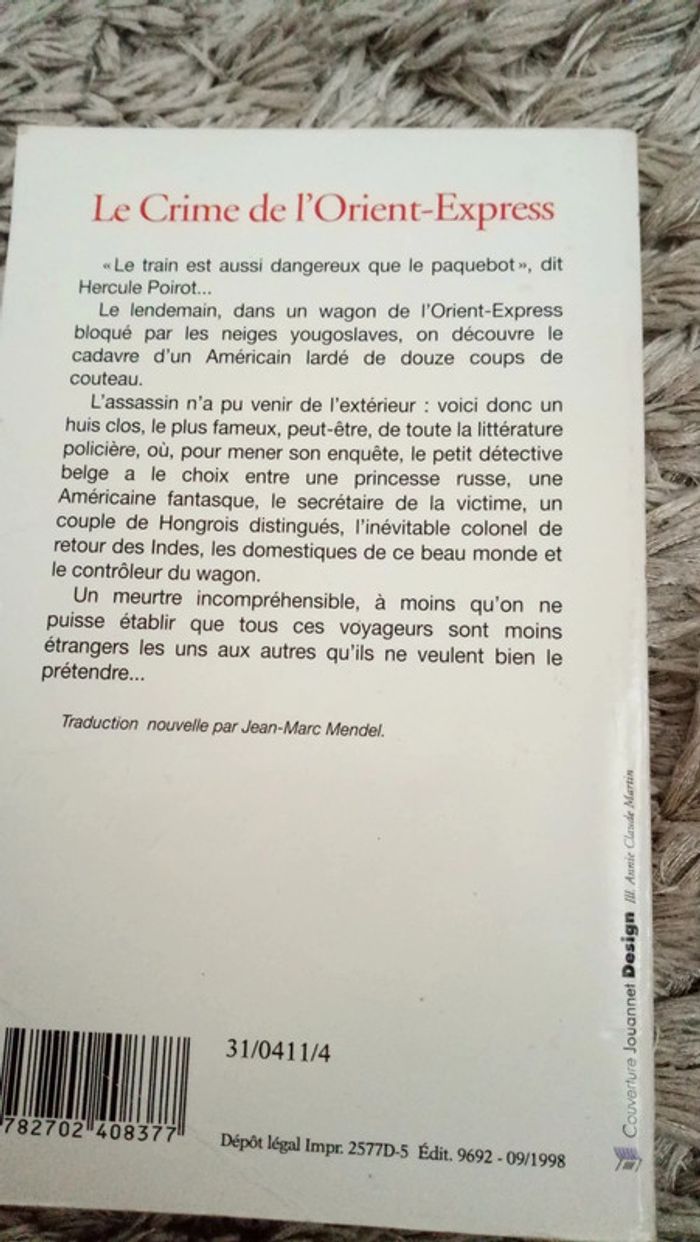 Le crime de l'Orient Express d'Agatha Christie - photo numéro 3