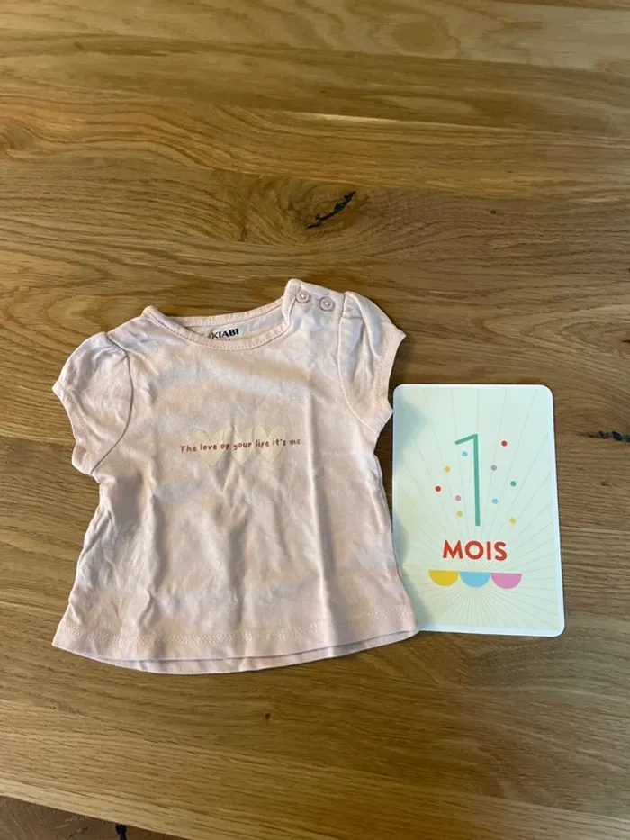 Tee-shirt 1 mois