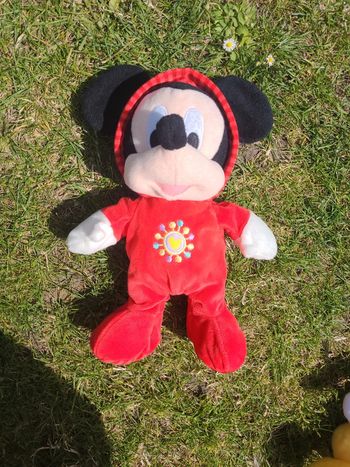 Peluche Mickey grenouillère