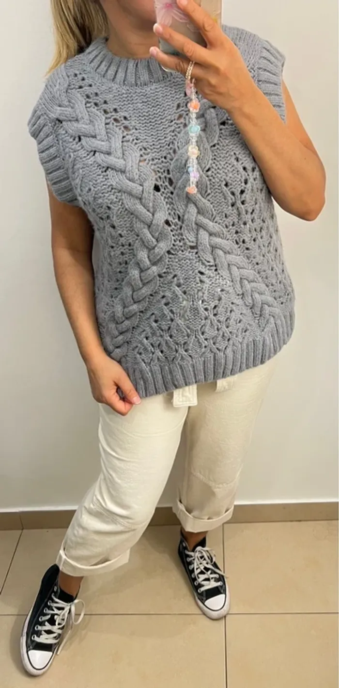 Pull Sans Manche ZARA - photo numéro 4
