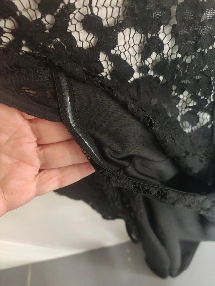 Zara robe longue de soirée dentelle  S - photo numéro 8