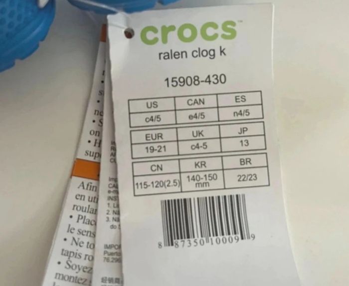 Crocs bébé neuves avec étiquette - photo numéro 3