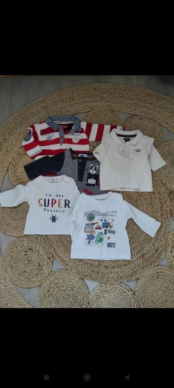 Lot 7 tee shirt manches longues