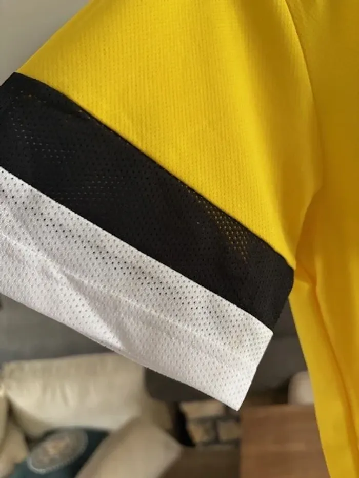 t shirt de sport homme puma jaune taille S - photo numéro 4