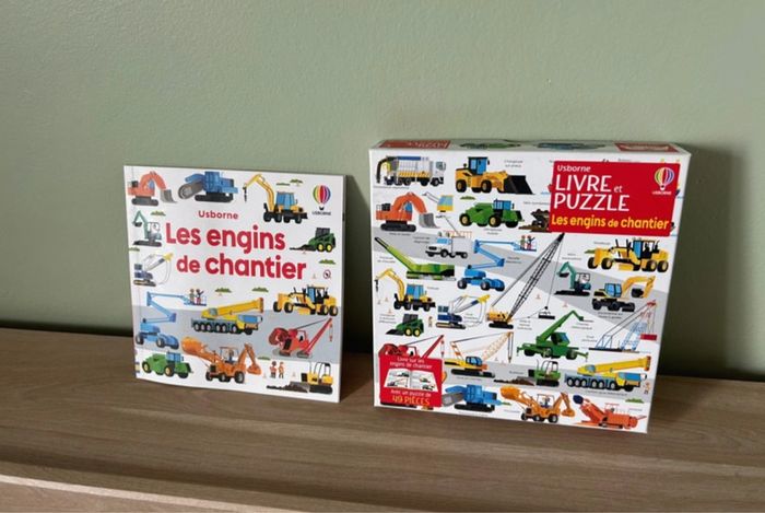 Puzzle + Livre chantier NEUF