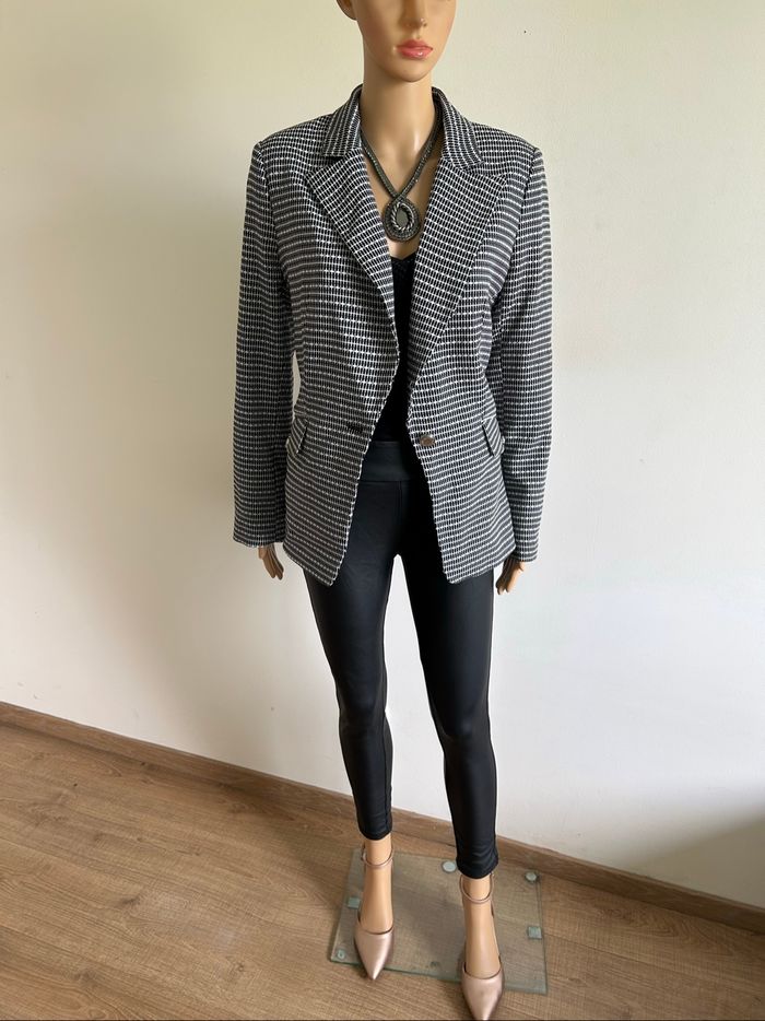 Blazer noir et blanc Morgan taille 42 jamais porté - photo numéro 3