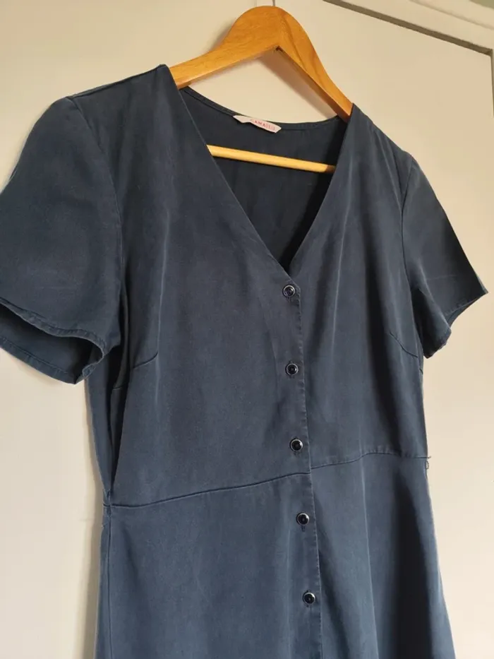 Robe bleue marine Camaieu - photo numéro 2