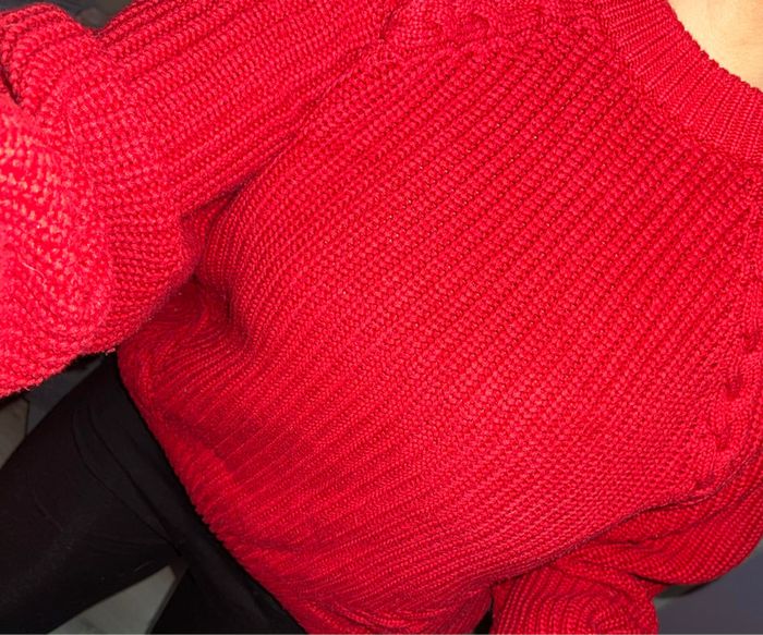 pull rouge - photo numéro 2