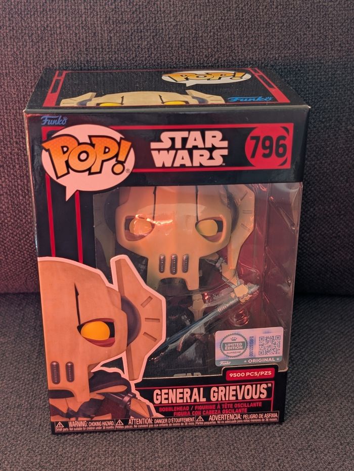 Funko Pop! General Grievous Star Wars 796 Limited Edition avec protection - photo numéro 2