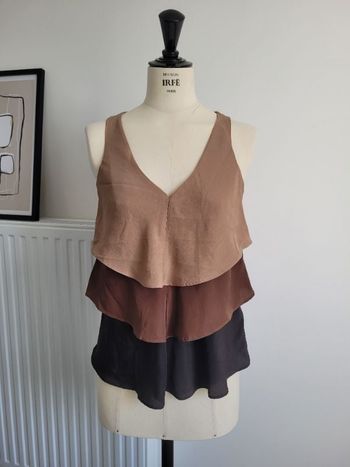 Débardeur marron XS