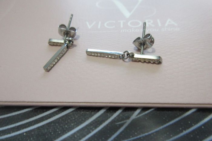 Boucles d'oreilles argentées - photo numéro 5