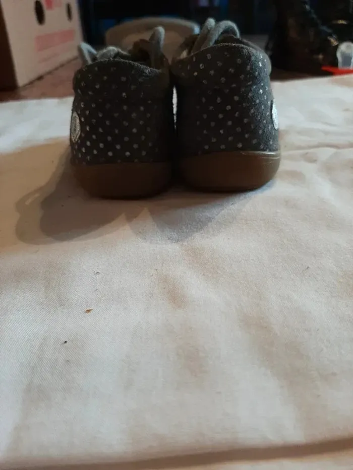 chaussures bottines 1er pas bébé fille pointure 19 Alma - photo numéro 4