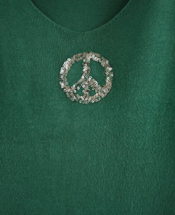 pull avec motif argenté - photo numéro 4