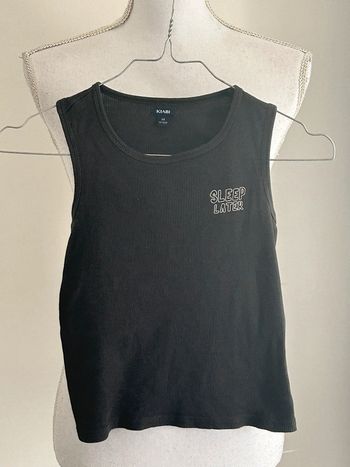 Kiabi Débardeur Enfant Noir Taille 6 Ans