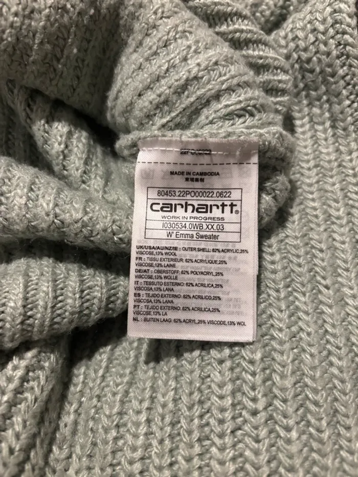 Pull Carhartt tricoté - photo numéro 3