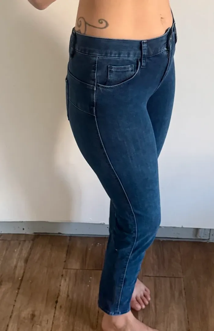 Jean bleu denim Liu Jo – Coupe 7/8 - photo numéro 2