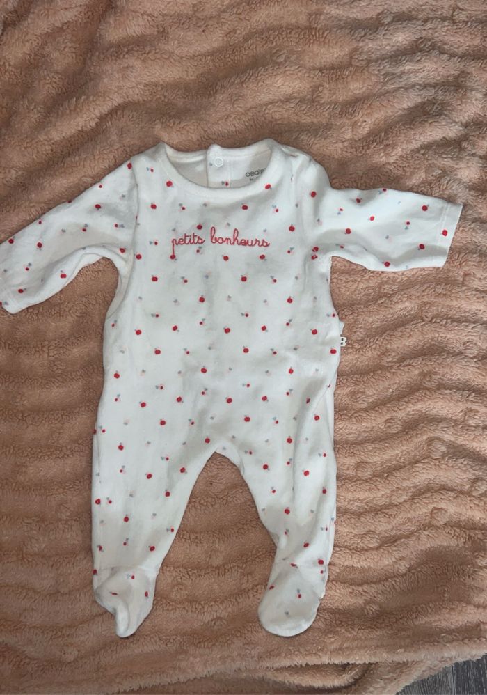 Pyjama 3 mois blanc - photo numéro 3