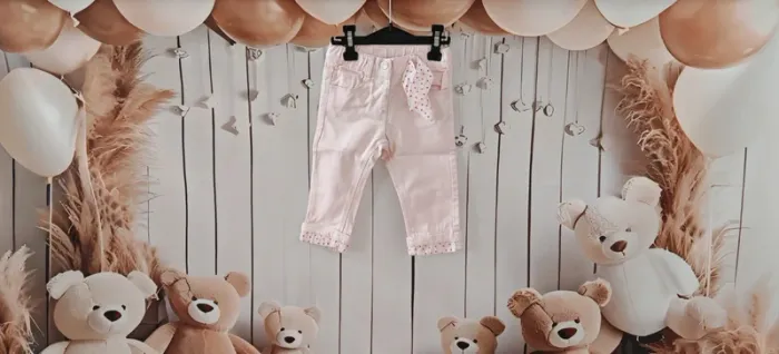 Pantalon rose clair Grain de Blé 6 mois neuf Fille