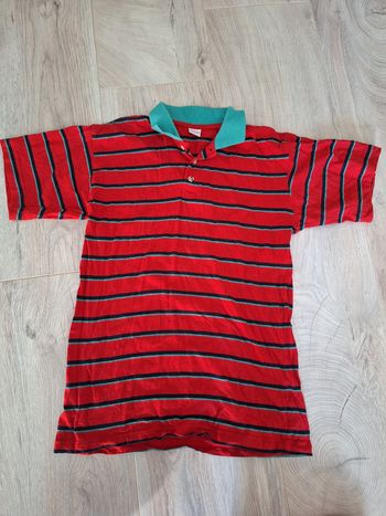 Polo à rayures garçon 14 ans