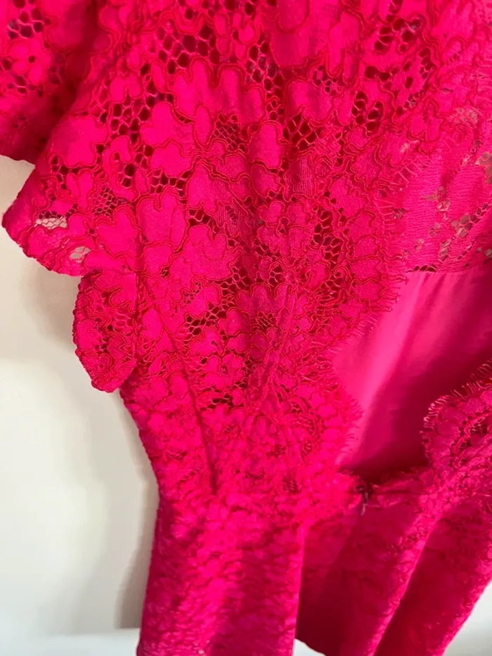 Mini robe dentelle claudie pierlot - photo numéro 10