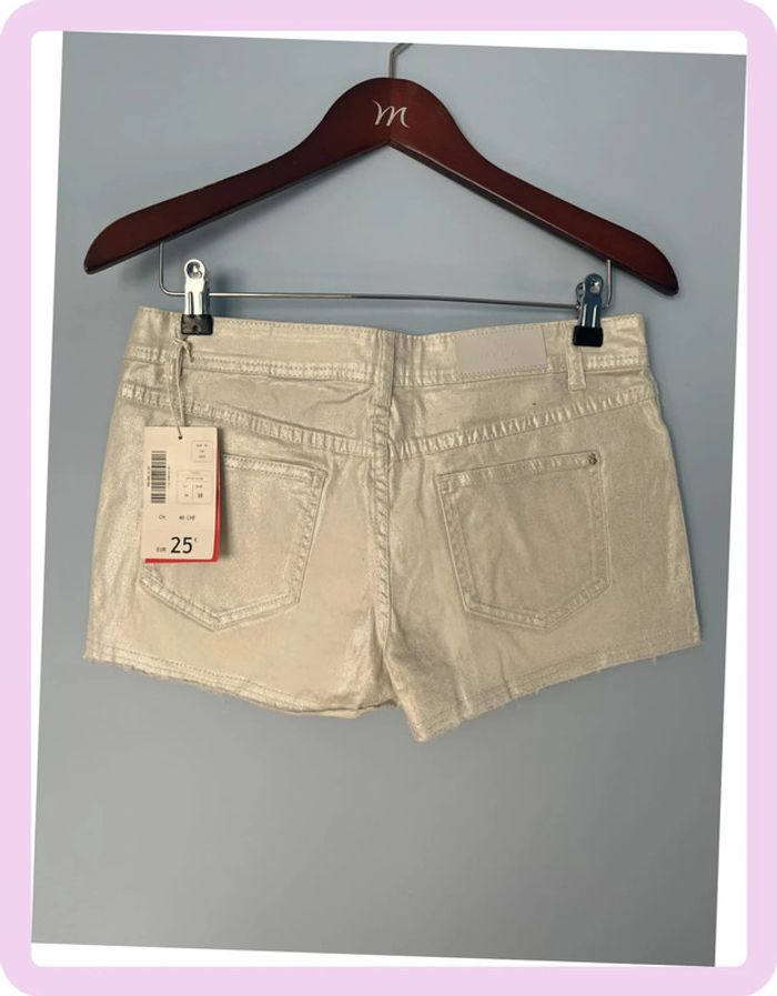 Short Gris Brillant – Nafnaf - Neuf👖 - photo numéro 6