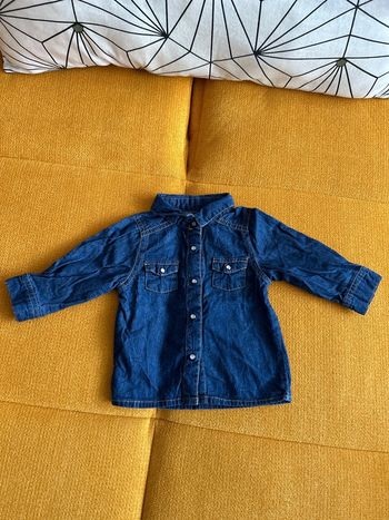 Chemise en jean 6 mois