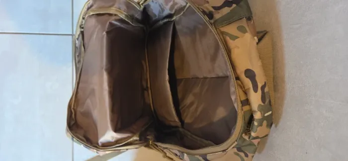 Sac à dos multipoches tactique camouflage clair 25-30l - photo numéro 8
