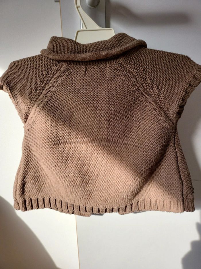 Gilet bébé fille 12 mois neuf obaibi - photo numéro 3