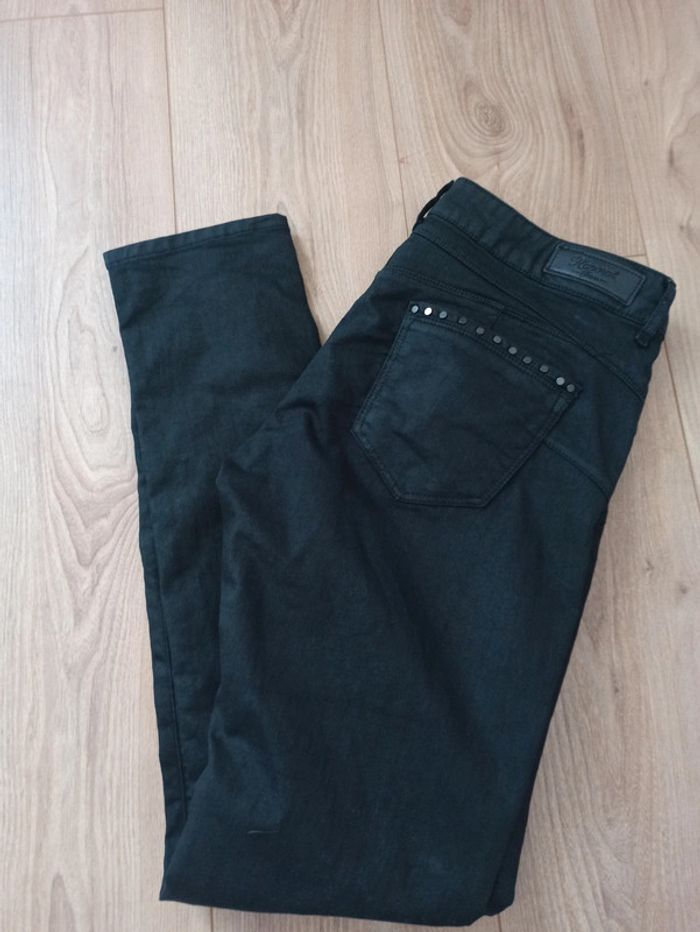 Pantalon slim noir Kaporal