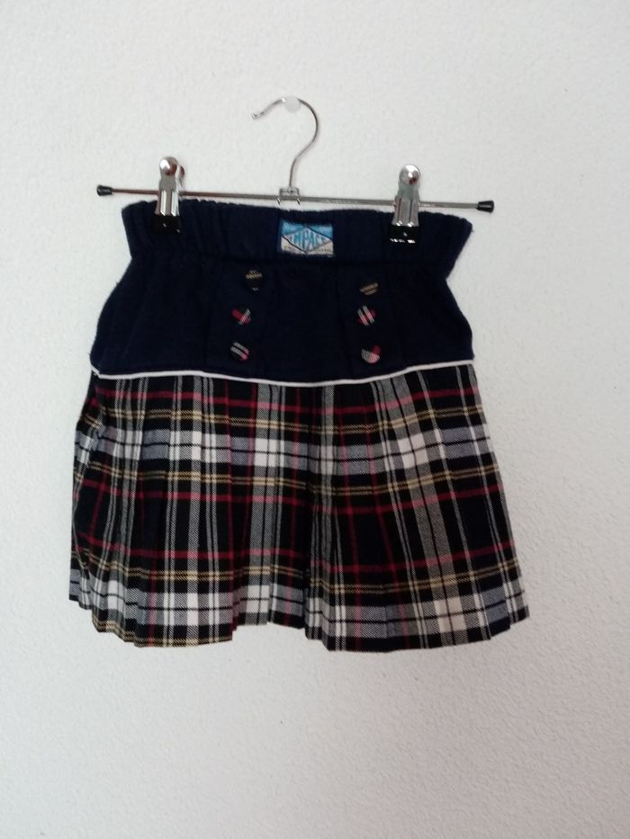 6 ans Impace jupe collègiene plissée écossaise autom hiver /Excellent état - photo numéro 8