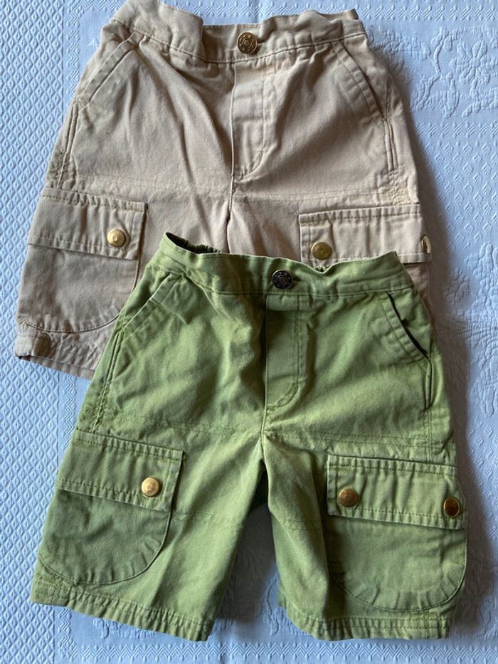 Lot 2 shorts 2 ans 24 mois Verbaudet