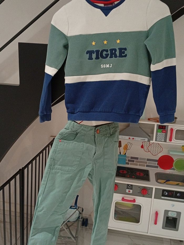 Ensemble 3 pièces pull pantalon 🐯 - photo numéro 2