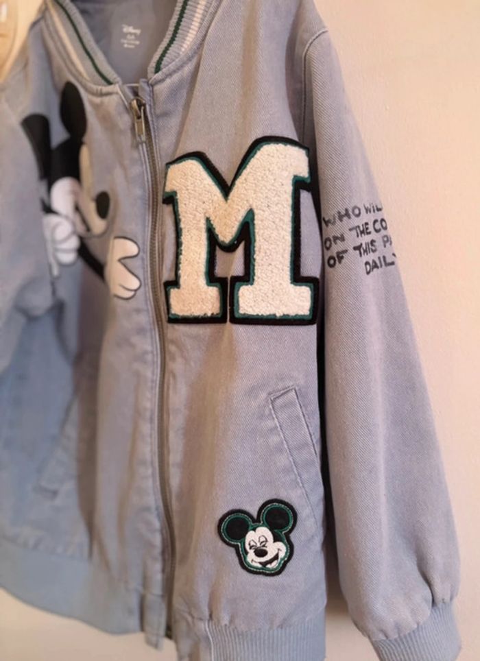 veste zippée mickey coton kiabi 6 ans 🩵 - photo numéro 4