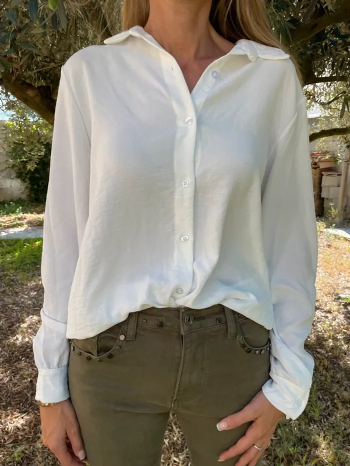 Chemise blanche fluide Taille unique - photo numéro 4