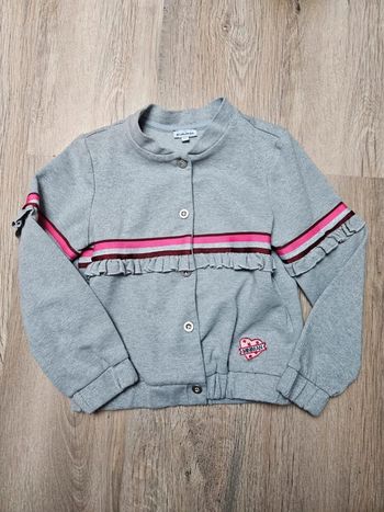 Sweat Gilet Miniman Taille 8 ans 🩶