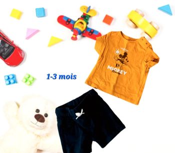 Ensemble Haut Mickey Short