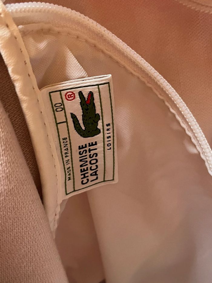 Sac à mains bordeaux Lacoste - photo numéro 2