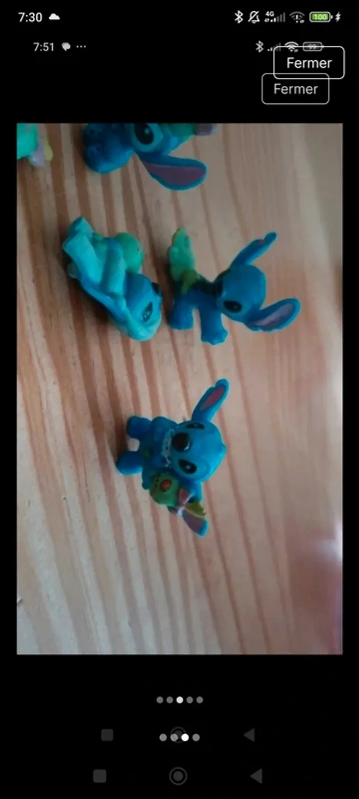 Lot figurine stitch - photo numéro 4