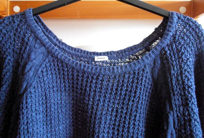 Pull en mailles femme, Pimkie, taille XXl 44, bleu marine - photo numéro 6