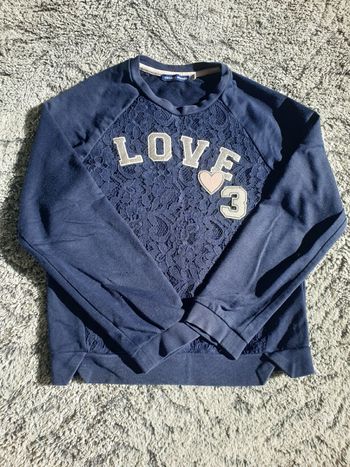 sweat marine original marines 8-9 ans mais taille plutôt 7-8 ans