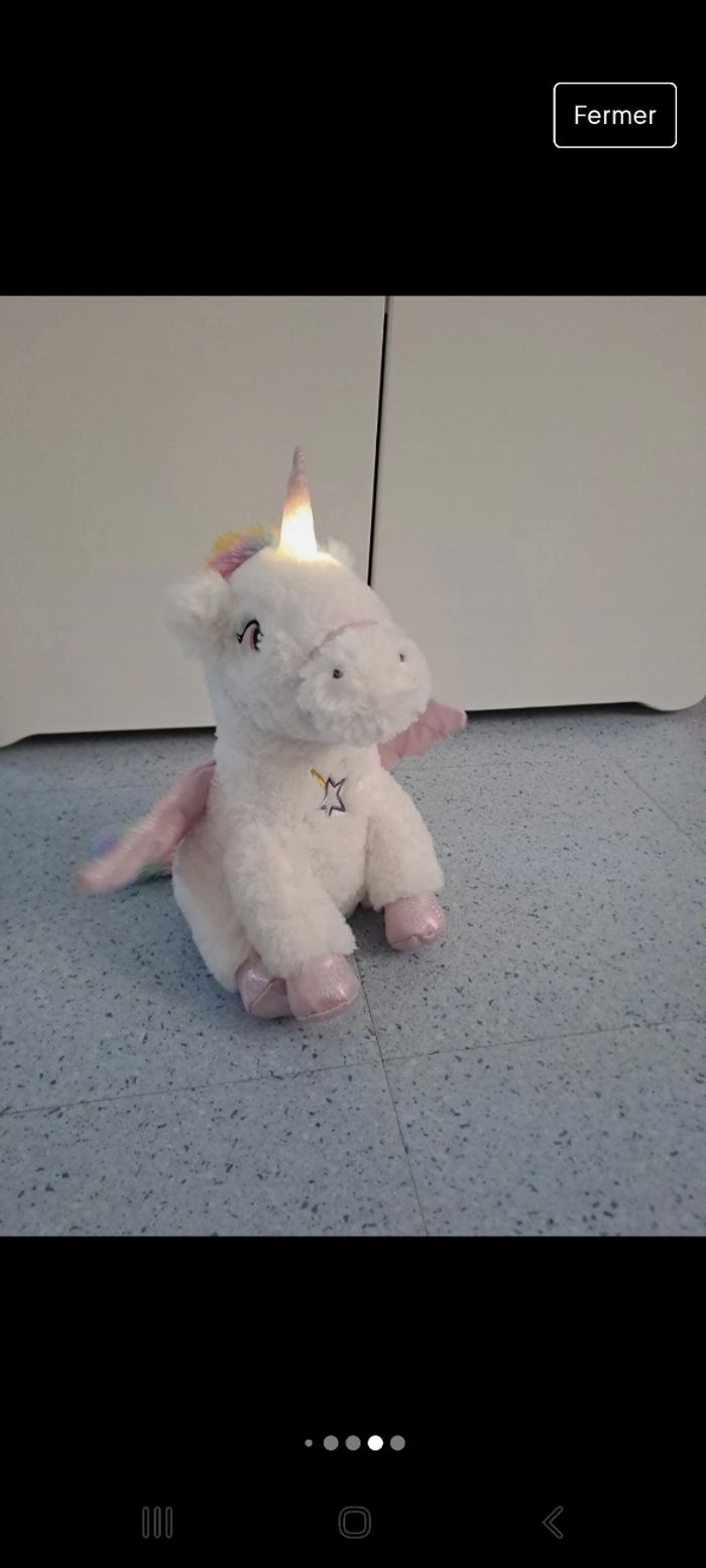 Peluche licorne - photo numéro 4