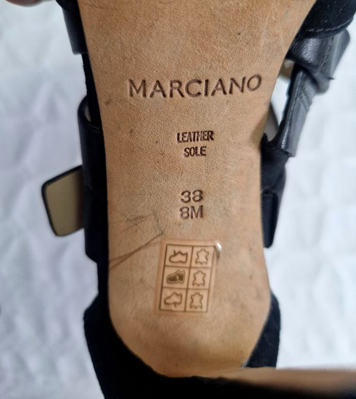 Escarpins  / chaussures à talons  , femme , Marciano  , cuir  , taille 38 - photo numéro 5
