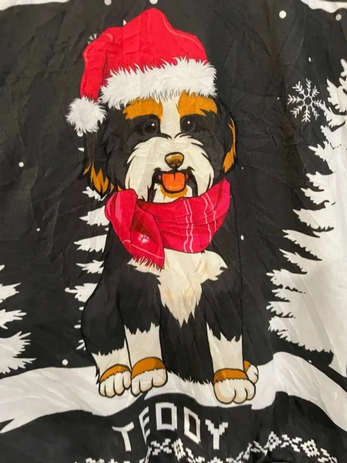 Sweater Dog Christmas Mens XL - photo numéro 2