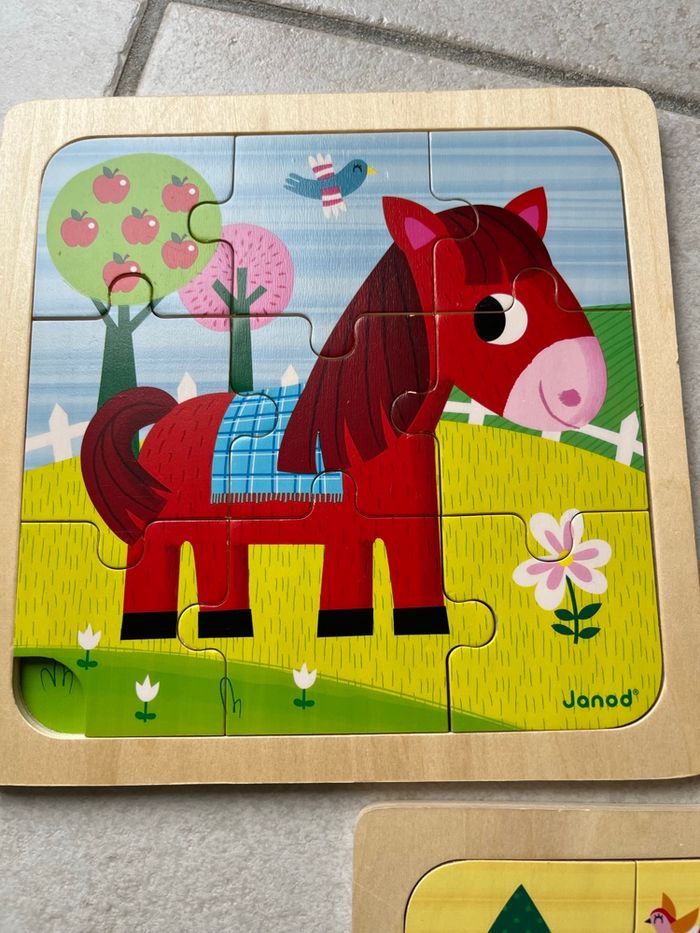 Puzzle Janod en bois - photo numéro 2